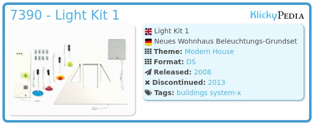 Playmobil 7390 - Light Kit 1