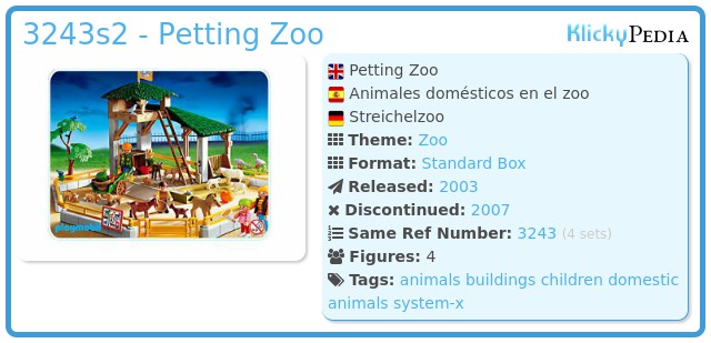 Playmobil 3243s2 - Petting Zoo