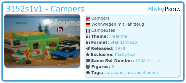 Playmobil 3152s1v1 - Campers