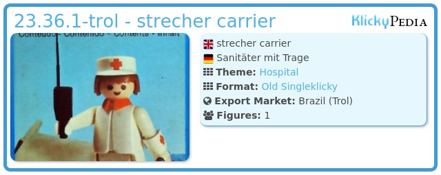 Playmobil 23.36.1-trol - strecher carrier