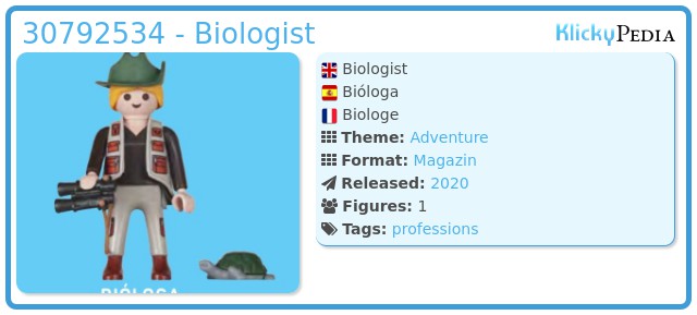 Playmobil 30792534 - Biologist