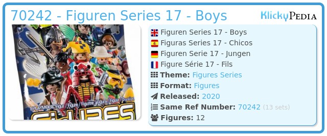 Playmobil Figures " Kasperle "    Serie 17   BOYS  70242 