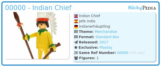 Playmobil 00000 - Indian Chief