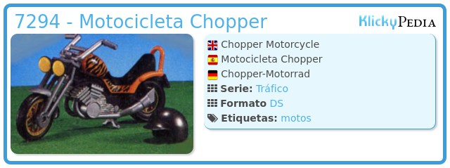 Playmobil 7294 - Motocicleta Chopper