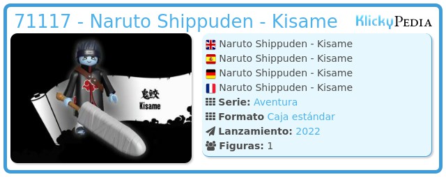 Playmobil 71117 - Naruto Shippuden - Kisame