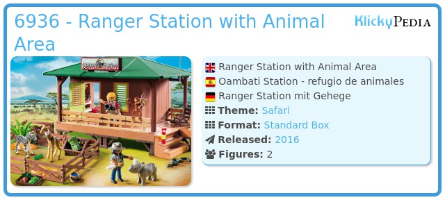 Playmobil 6936 Wild Life Rangerstation mit Tieraufzucht u Gehege  Neu und OVP 