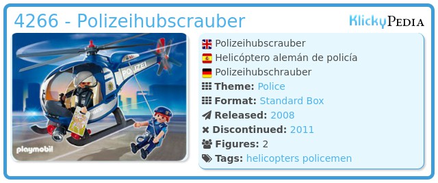 Playmobil 4266 - Polizeihubscrauber