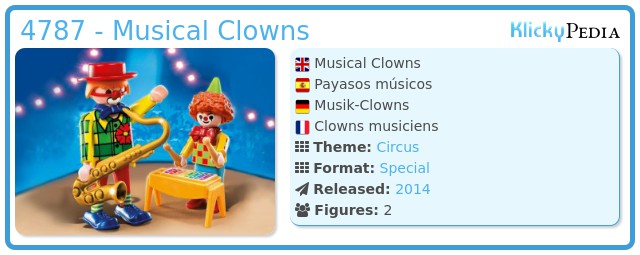 Playmobil 4787 - Musical Clowns
