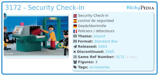 Playmobil 3172 - Security Check-in