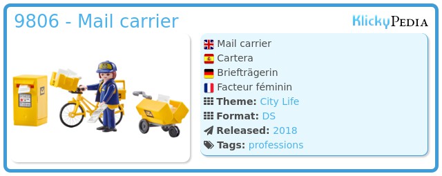 Playmobil 9806 - Mail carrier