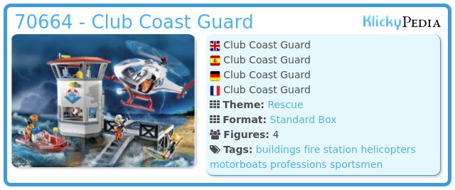 Playmobil 70664 - Club Coast Guard