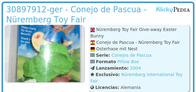 Playmobil 30897912-ger - Conejo de Pascua - Nüremberg Toy Fair