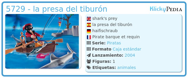 Playmobil 5729 - la presa del tiburón