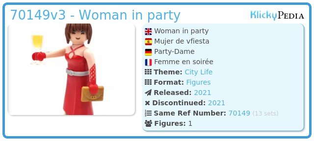 Playmobil 70149v3 - Woman in party