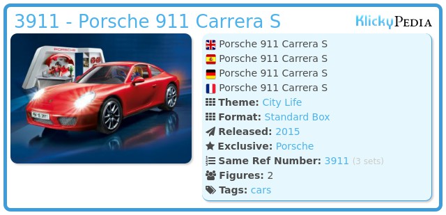 Playmobil 3911 - Porsche 911 Carrera S