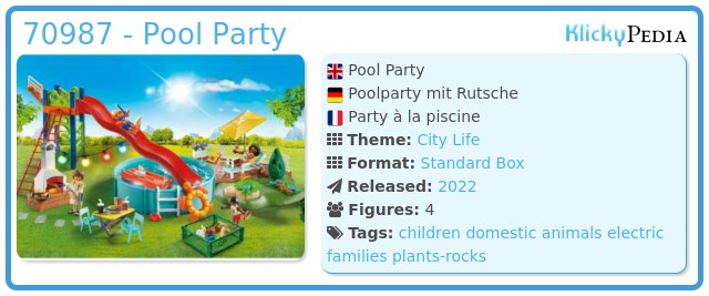 Playmobil 70987 - Pool Party