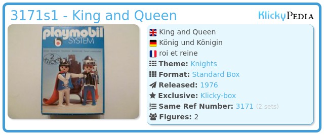 Playmobil 3171s1 - King and Queen