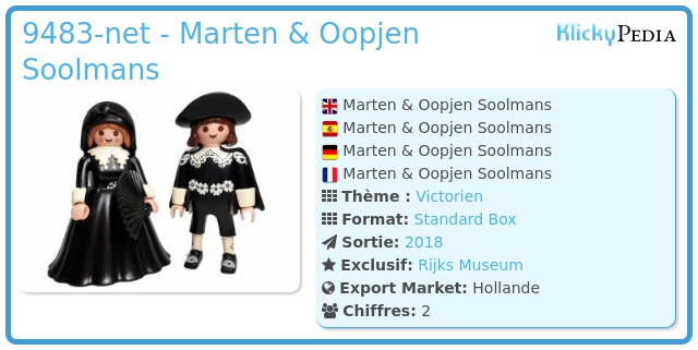 Playmobil 9483-net - Marten & Oopjen Soolmans