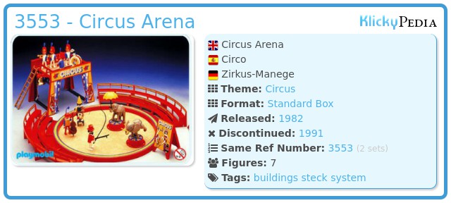 Playmobil 3553 - Circus Arena