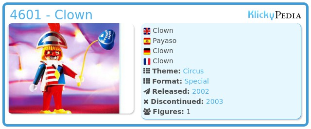 Playmobil 4601 - Clown
