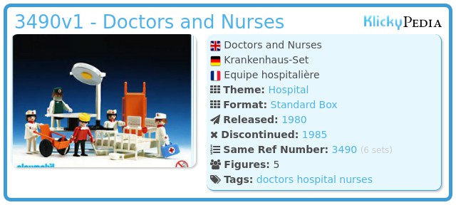 Playmobil 3490v1 - Doctors and Nurses