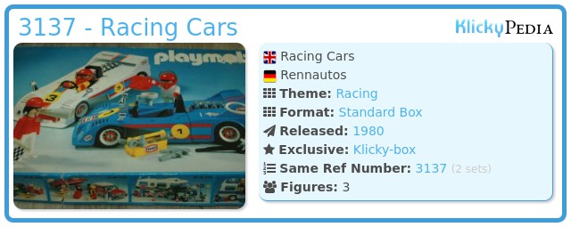 Playmobil 3137 - Racing Cars