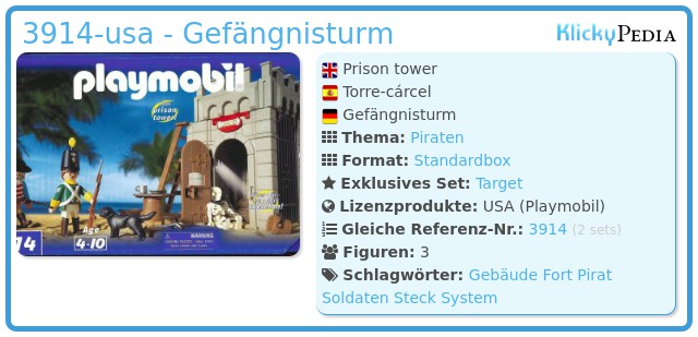 Playmobil 3914-usa - Gefängnisturm