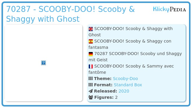 Playmobil 70287 - SCOOBY-DOO! Scooby & Shaggy with Ghost