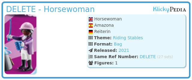 Playmobil DELETE - Horsewoman