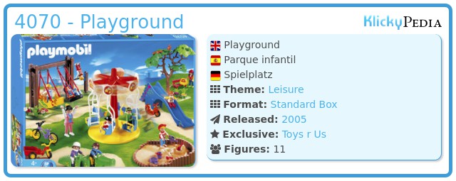 Playmobil 4070 - Playground