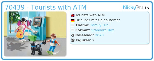 Playmobil 70439 - Tourists with ATM