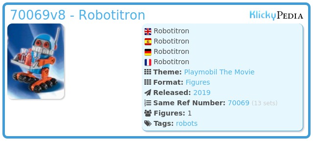Playmobil 70069v8 - Robotitron