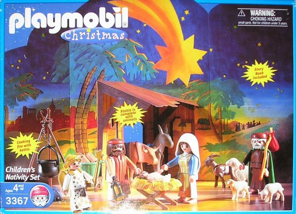 Boy or Girl Playmobil 5719 Nativity Set Rare Retired Age 4+ NIB See Picts 
