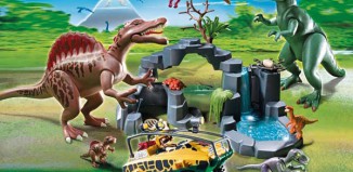 Playmobil - 5019-ger - Dino Expedition with Amphibious Vehicle