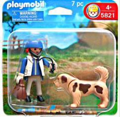 Playmobil - 5821 - Vet and Dog Duo-Pack
