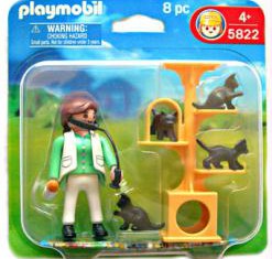 Playmobil - 5822 - Duo Pack veterinaria y gatos
