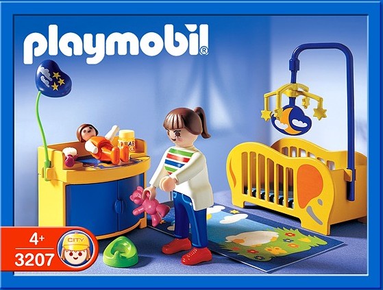 Playmobil aus Babyzimmer 3207 Kinderbett Baby-Bett 