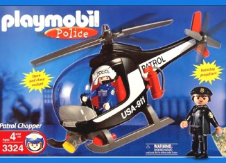 Playmobil - 3324-usa - Patrol Chopper - U.S.