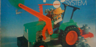 Playmobil - 3500v2-ant - Green Tractor & Farmer