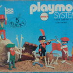 Lot Playmobil Vintage Pirates 1978 - Canon, Coffre, Carte Au Trésor - Sets 3542 & 3550