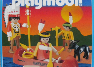Playmobil - 3580-ant - Indianer Familie
