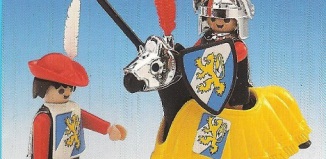 Playmobil - 3906v1-esp - Tournament knight and squire
