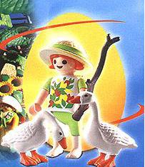 Playmobil - 4915v4 - Yellow Egg Goose Girl