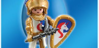 Playmobil - 4918v3 - Blue Egg Unicorn Knight