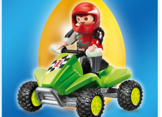 Playmobil - 4919v2 - Huevo Amarillo Niño con moto de cross