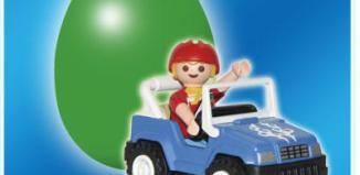 Playmobil - 4924v3 - Green Egg Boy in Blue Jeep