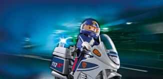 Playmobil - 5043-ita - Italienischer Motorrad-Polizist