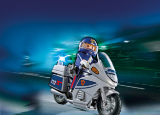 Playmobil - 5043-ita - Italienischer Motorrad-Polizist