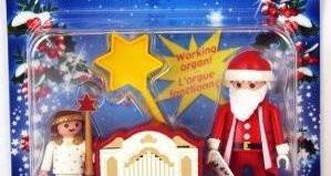 Playmobil - 5875-usa - Santa Claus and Little Angel with Organ Duo Pack