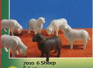 Playmobil - 7010v2 - 6 Sheep